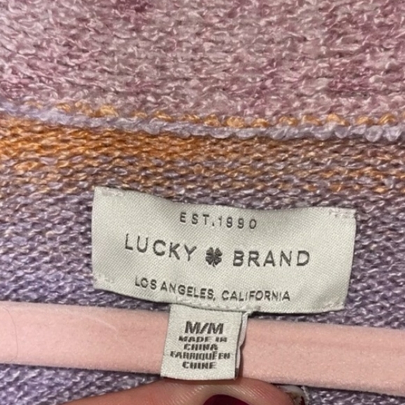 NWT Lucky Brand M cardigan open front sweater - Picture 7 of 10